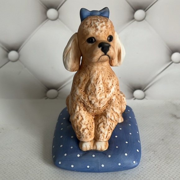 Franklin Mint Figurine Poodle 1987 - Picture 2 of 5